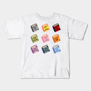 Bookish romance tropes Kids T-Shirt